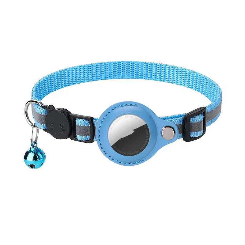 Reflective Collar Waterproof Holder Case for Airtag Air Tag Airtags Protective Cover Cat Dog Kitten Puppy Nylon Collar