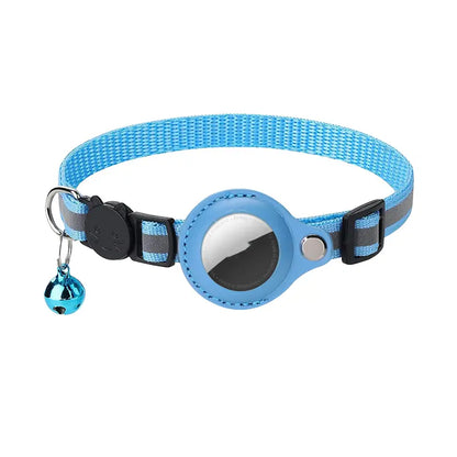 Reflective Collar Waterproof Holder Case for Airtag Air Tag Airtags Protective Cover Cat Dog Kitten Puppy Nylon Collar