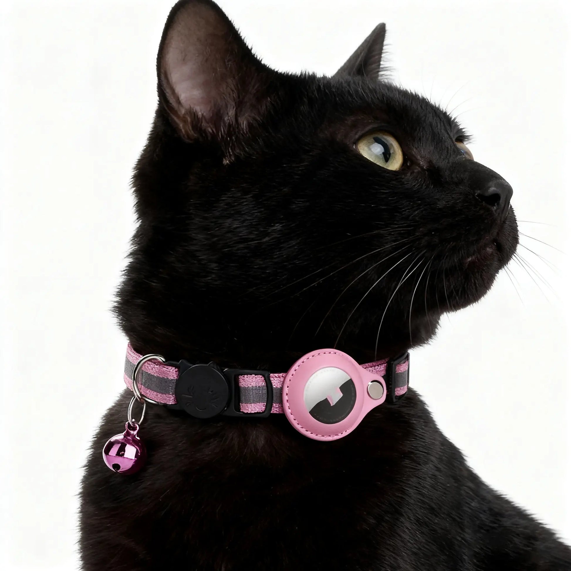 Reflective Collar Waterproof Holder Case for Airtag Air Tag Airtags Protective Cover Cat Dog Kitten Puppy Nylon Collar