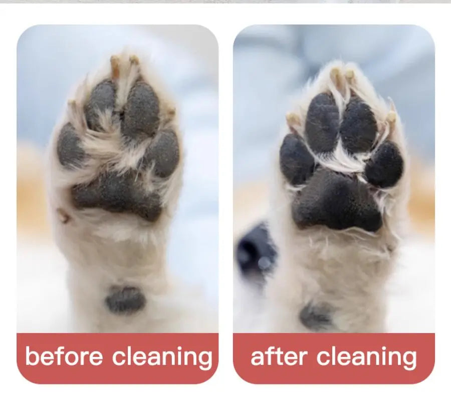 Paws Portable Automatic Dog Paw Cleaner with Free Towels - USB Rechargeable and Safe for Muddy Claws