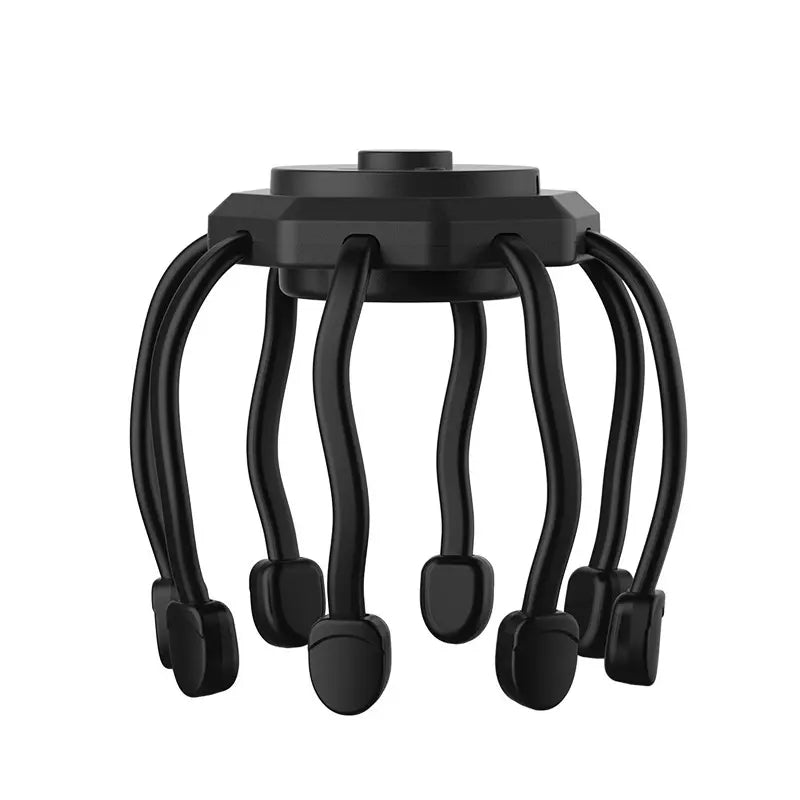 Electric Smart Head Massager, Rechargeable Scalp Massager, 3-Speed Vibration Massage, Portable Home Head Massage Tool
