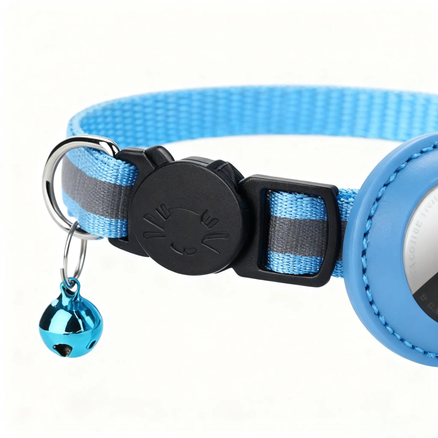 Reflective Collar Waterproof Holder Case for Airtag Air Tag Airtags Protective Cover Cat Dog Kitten Puppy Nylon Collar