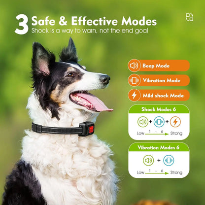 【Newyear2026】Electric Fence for Dogs, Dog Training Collar Outdoor GPS Fence System Waterproof Wireless Fence for Dogs Adjustable Warning Strength Radius 33-999 Yards Rechargeable Smart Pet Containment System for Dogs